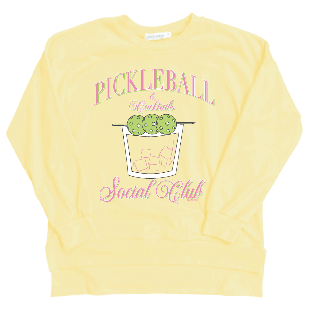 Pickleball & Cocktails Crewneck