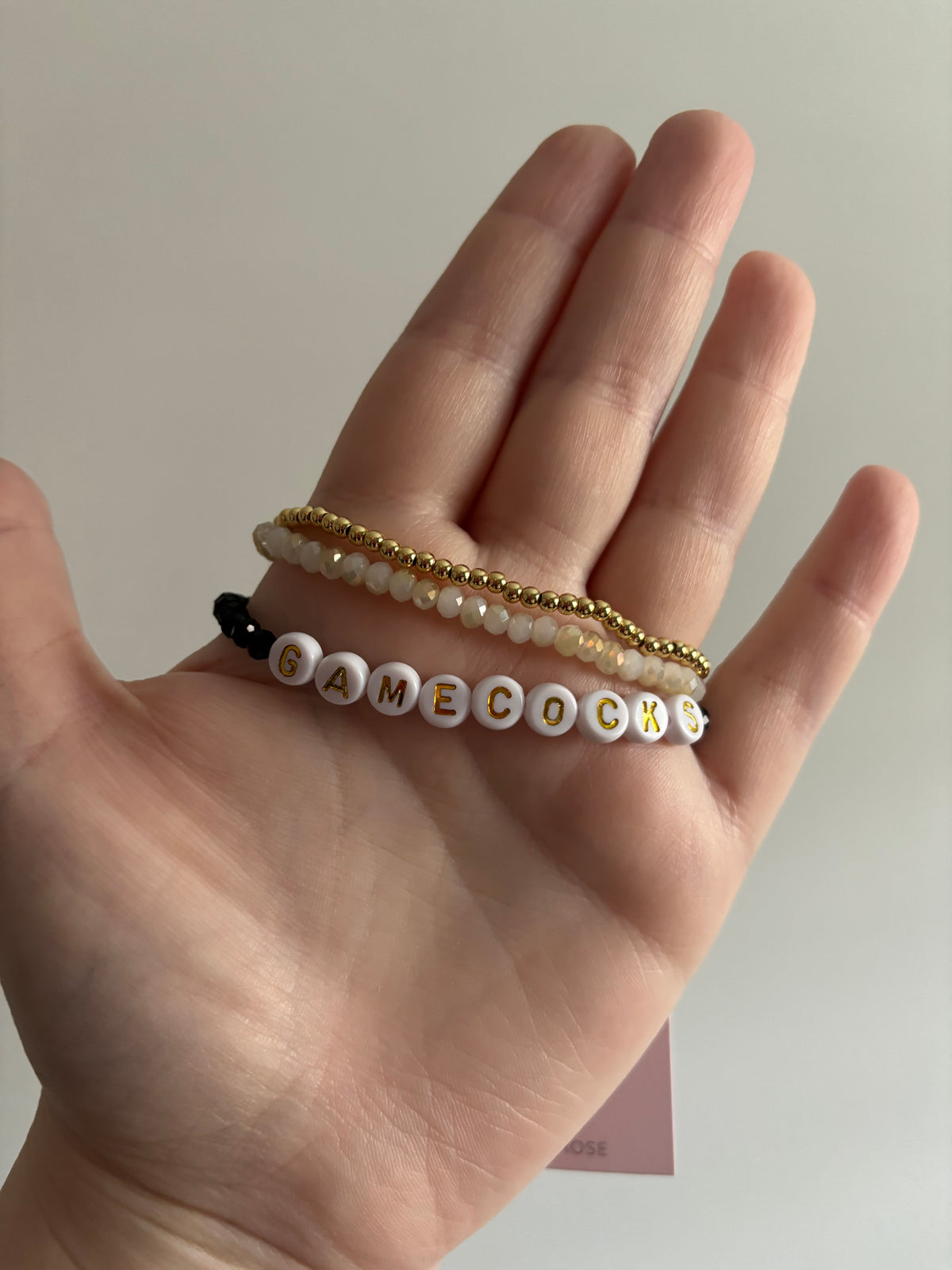 Collegiate Beaded Bracelet Sets