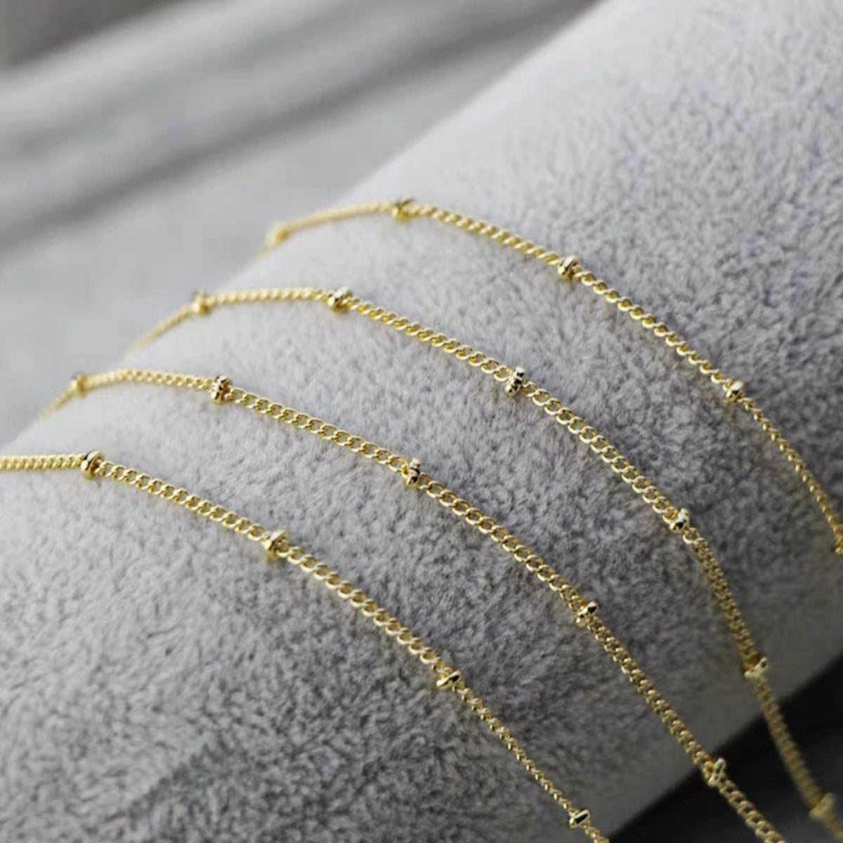 Bubble Initial Necklace: A - J