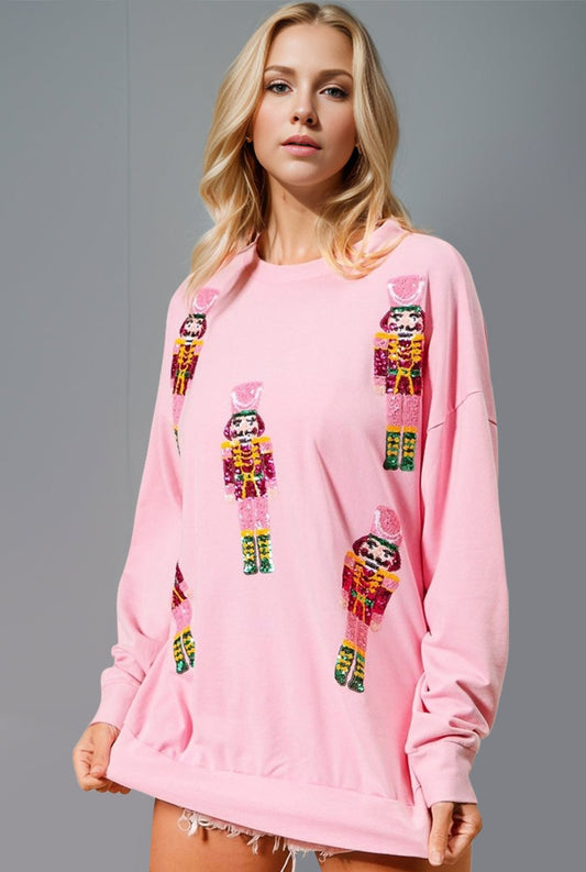 Sequin Nutcracker Sweatshirt