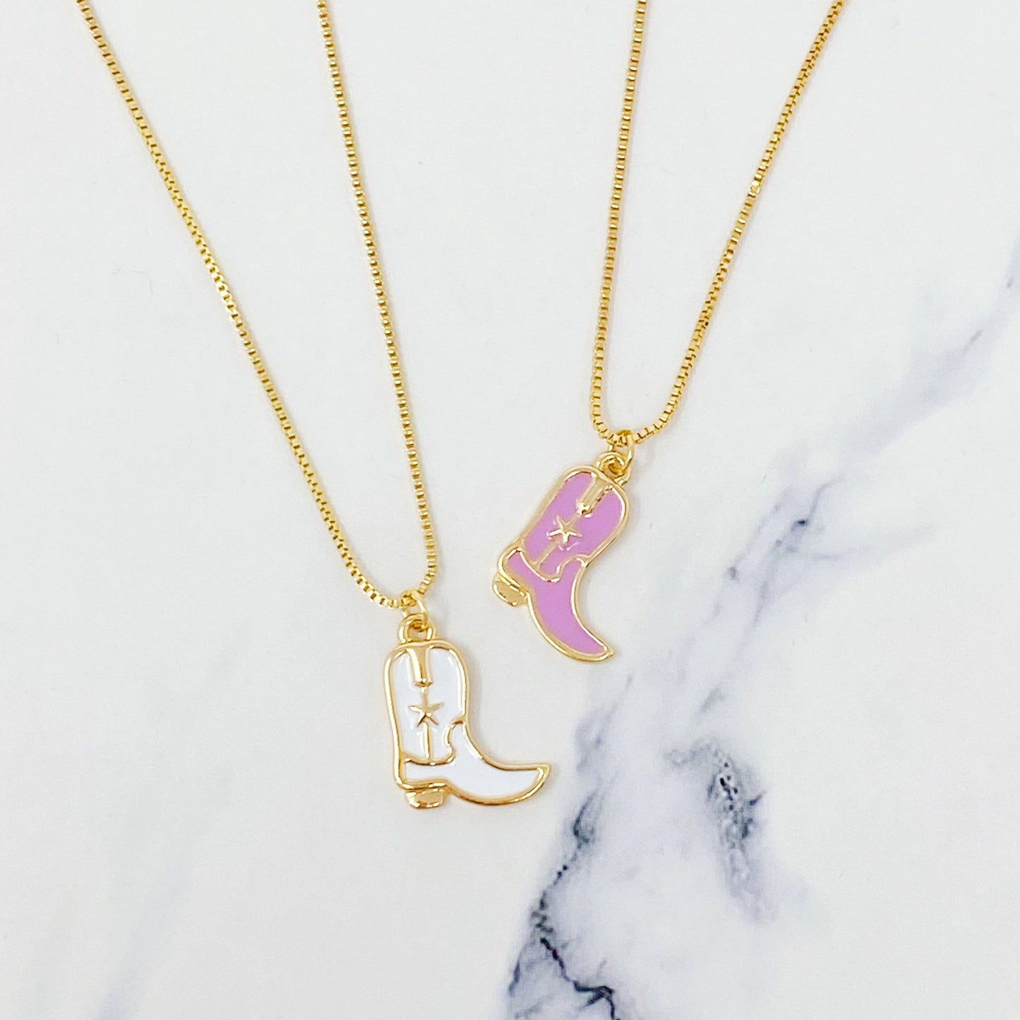 Cowgirl Boot Necklace