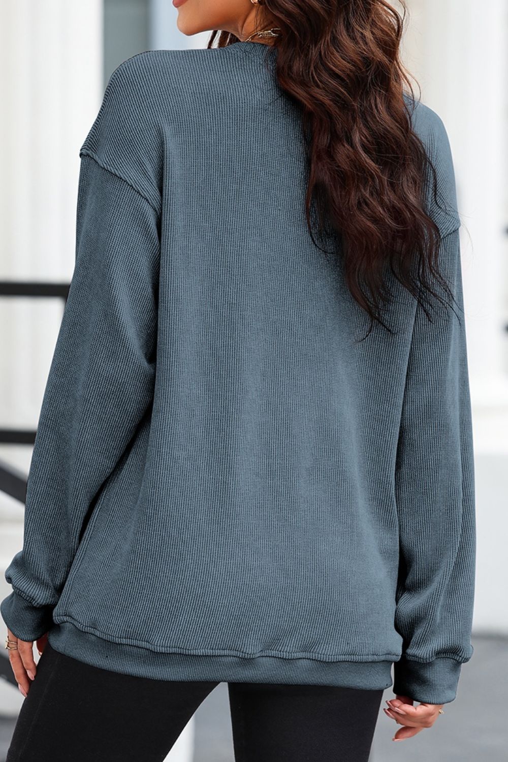 Glitter Ghost Long Sleeve Sweatshirt