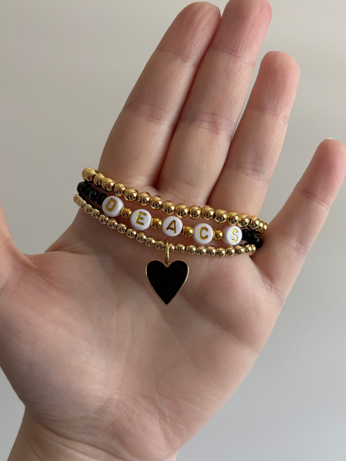 Collegiate Beaded Bracelet Sets