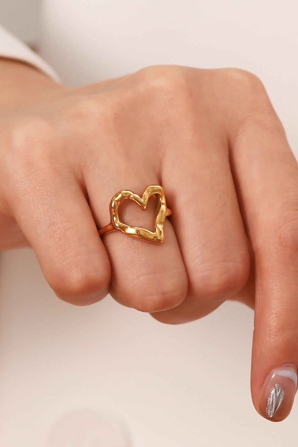 Gold Heart Ring