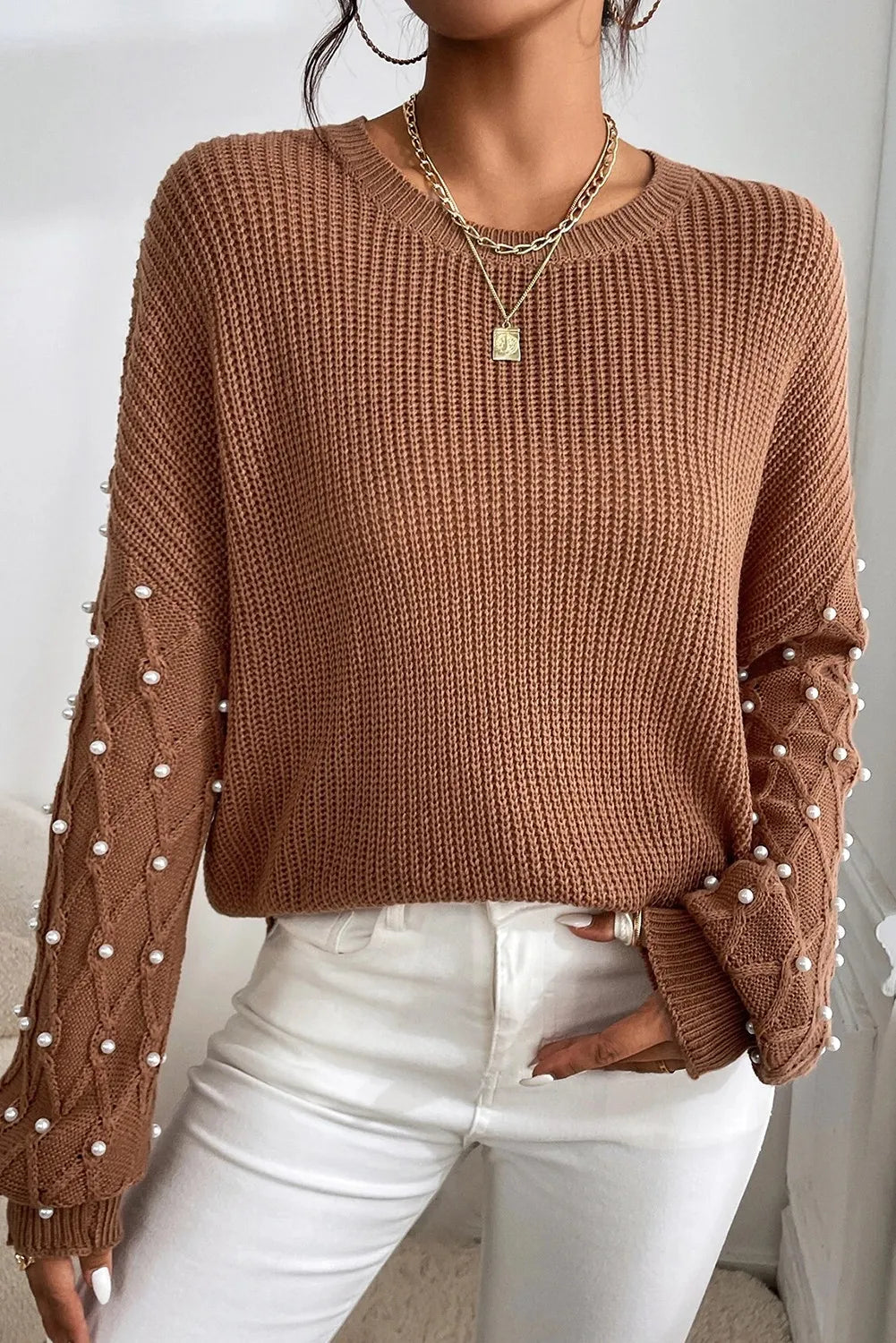 Pearl Detail Sweater