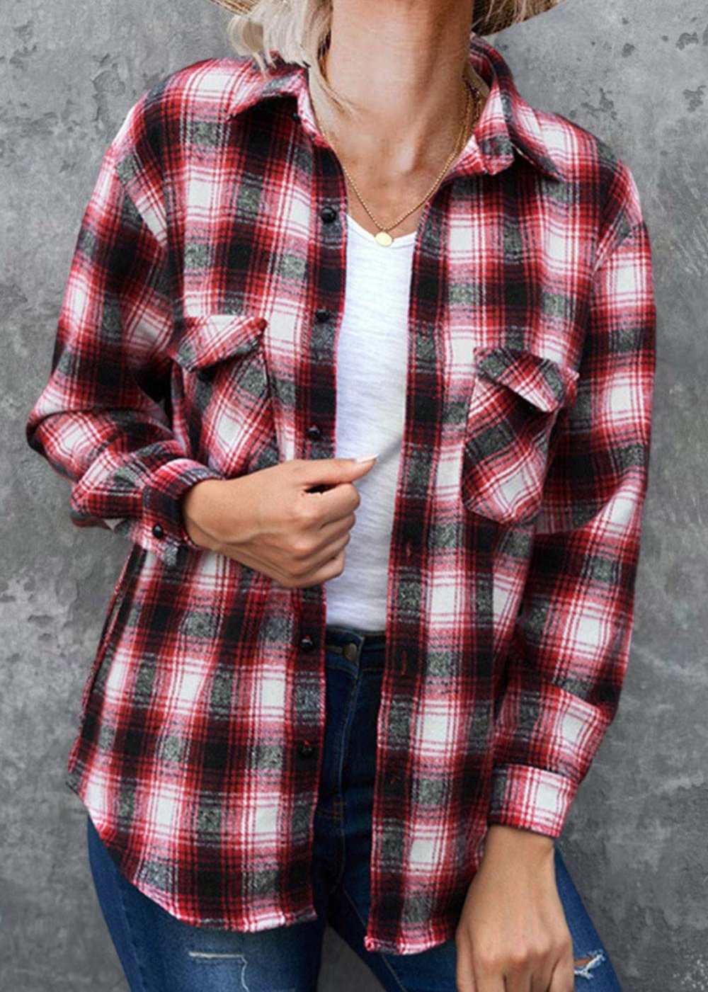 Plaid Long Sleeve Shirt