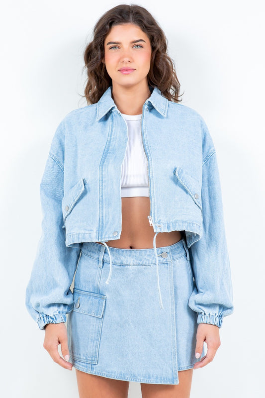 Crop Denim Jacket