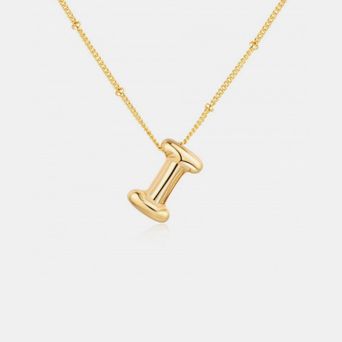 Bubble Initial Necklace: A - J