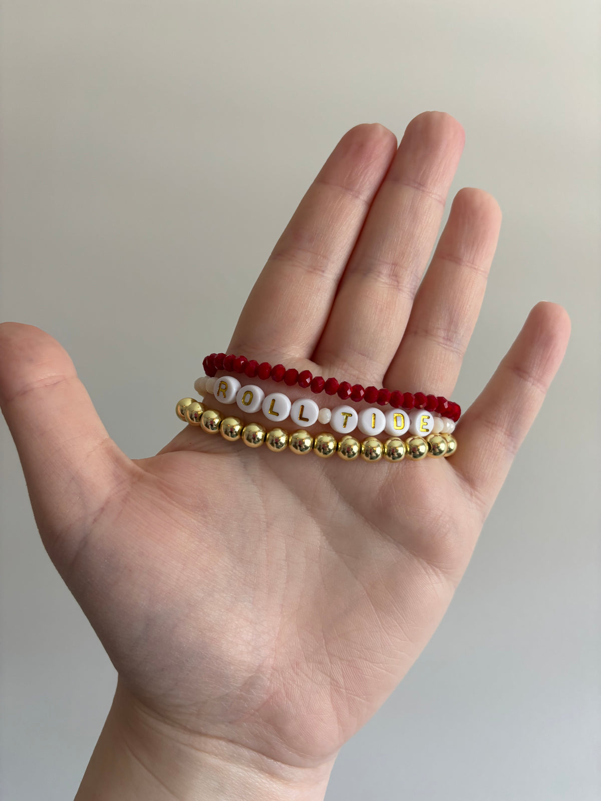 Collegiate Beaded Bracelet Sets