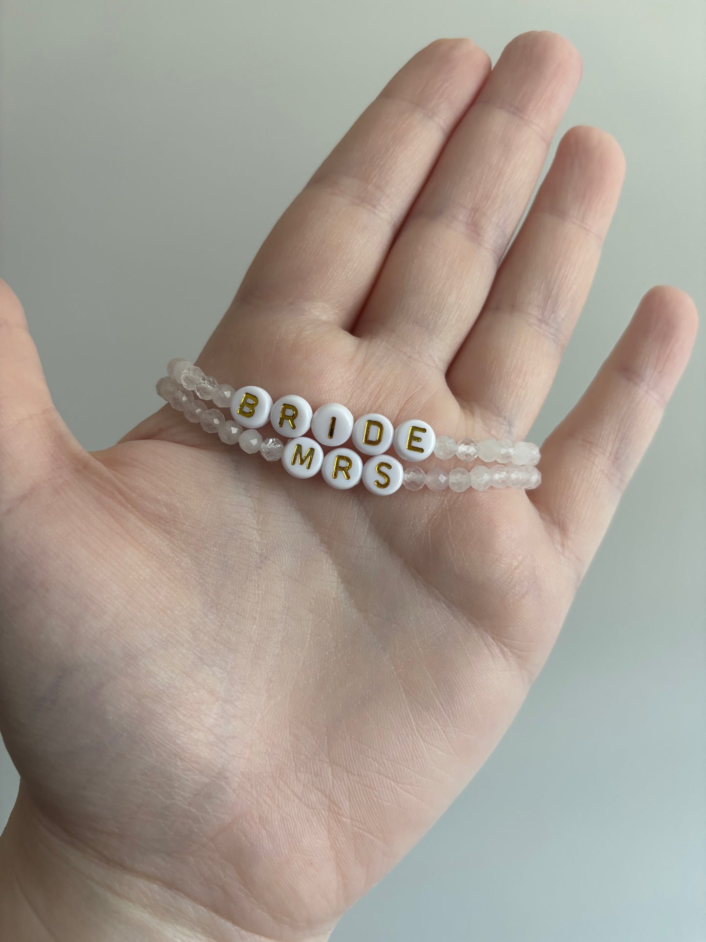 Assorted Beaded Bracelets - Words