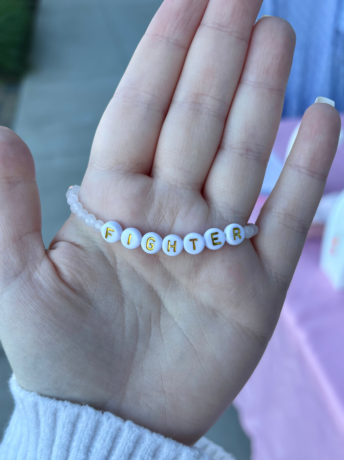 Assorted Beaded Bracelets - Words