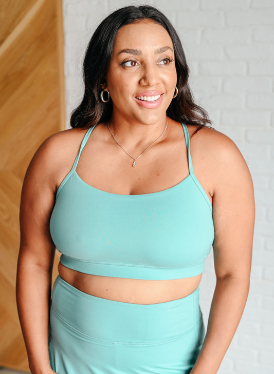 Turquoise Sports Bra