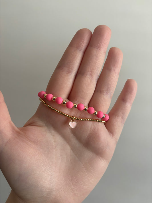 Assorted Valentine's Day Beaded Bracelet Sets