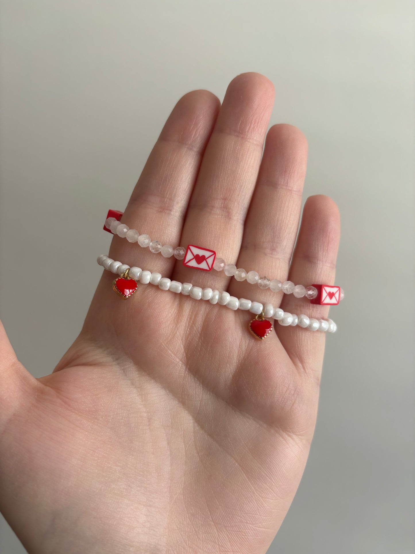 Assorted Valentine's Day Beaded Bracelet Sets
