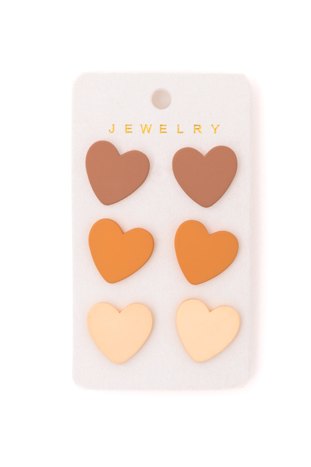 Hearts Studs 3 Pack