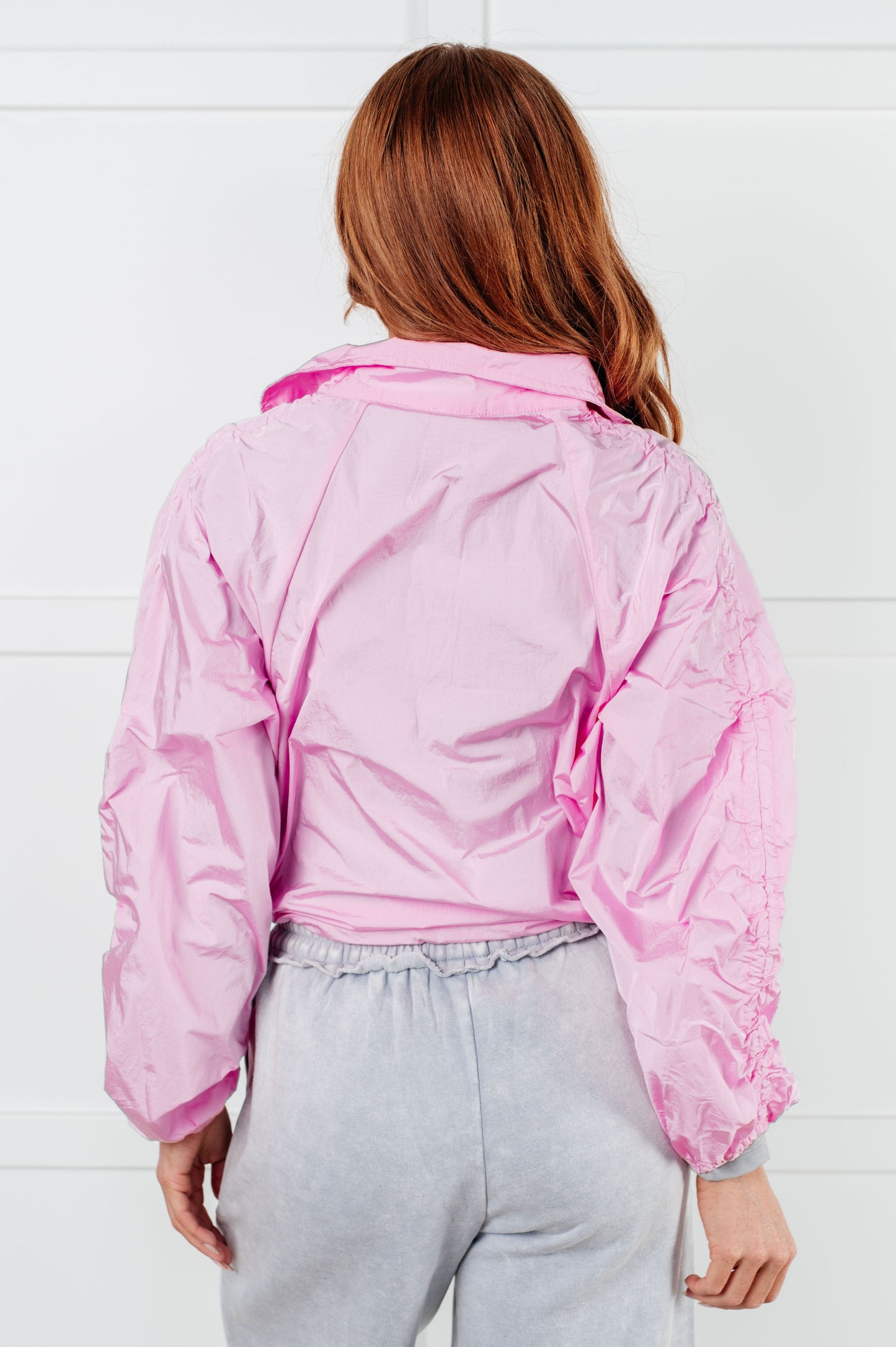 Pop of Pink Windbreaker