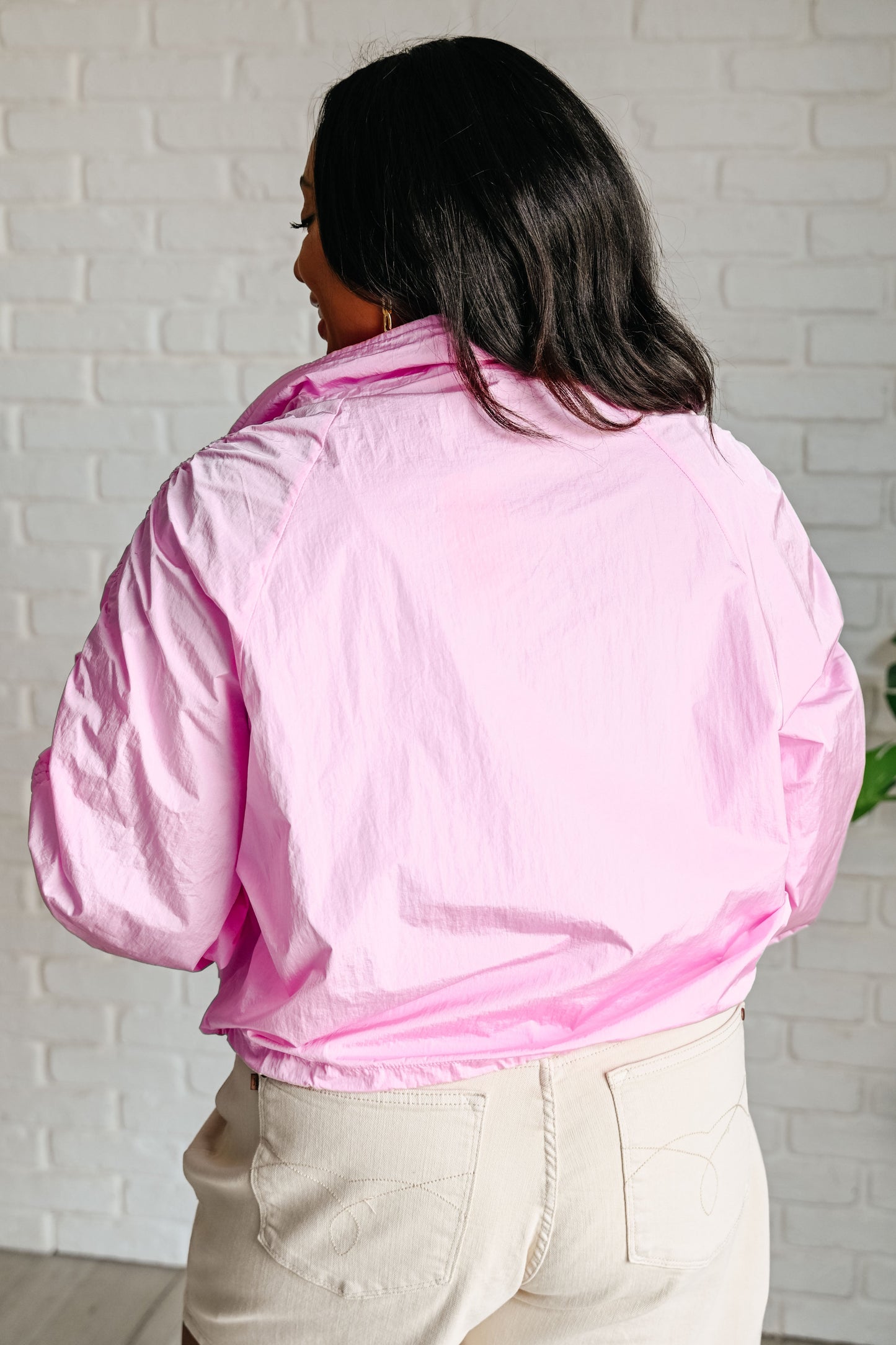 Pop of Pink Windbreaker