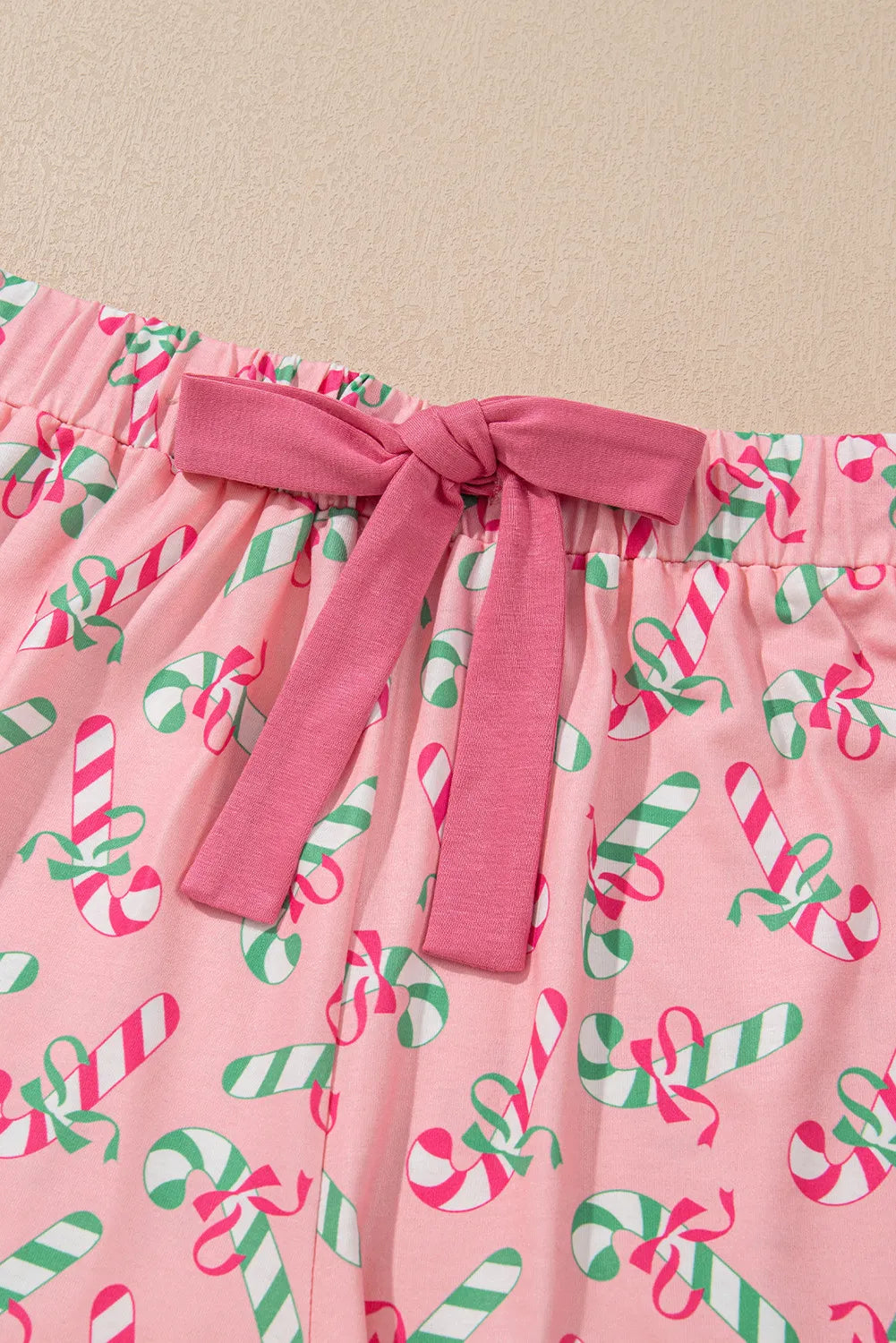 Candy Cane Dreams Top and Shorts Lounge Set